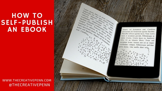 how to self publish an ebook