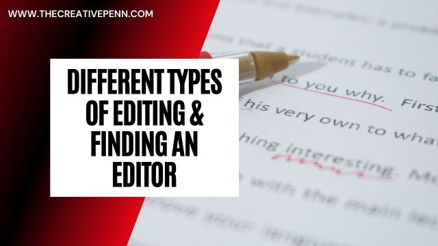 Different types of editing