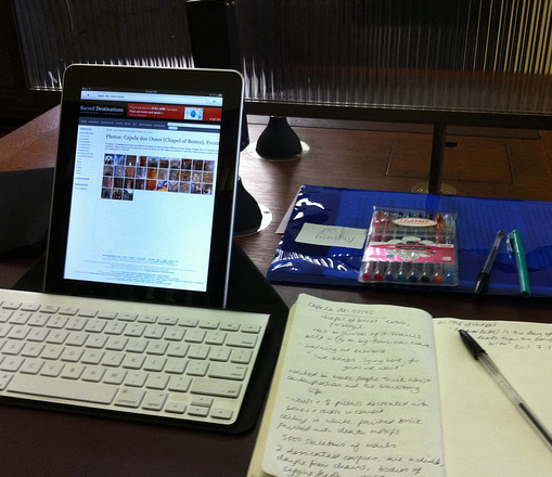 ipad setup at the London Library